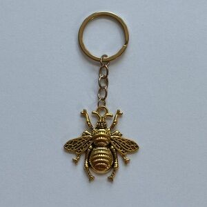 Gold Bee Keychain